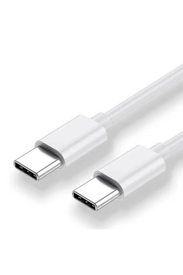 Type-c Şarj Kablosu Çift Taraflı Type-c To Type-c  Hızlı Şarj Kablosu İki Ucu Type-c Kablo 1 Metre - 1