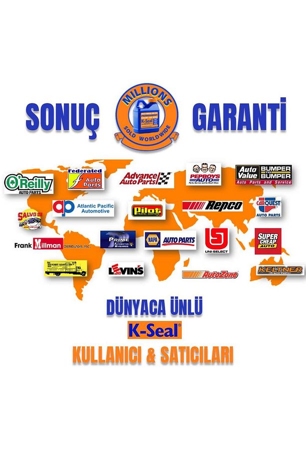 K-Seal Ultimate Çok Amaçlı Sıvı Soğutma Sıvısı Radyatör Kaçak Kalıcı Onarım 472ml - 6