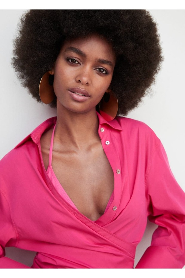 Çapraz düğümli gömlek - 7