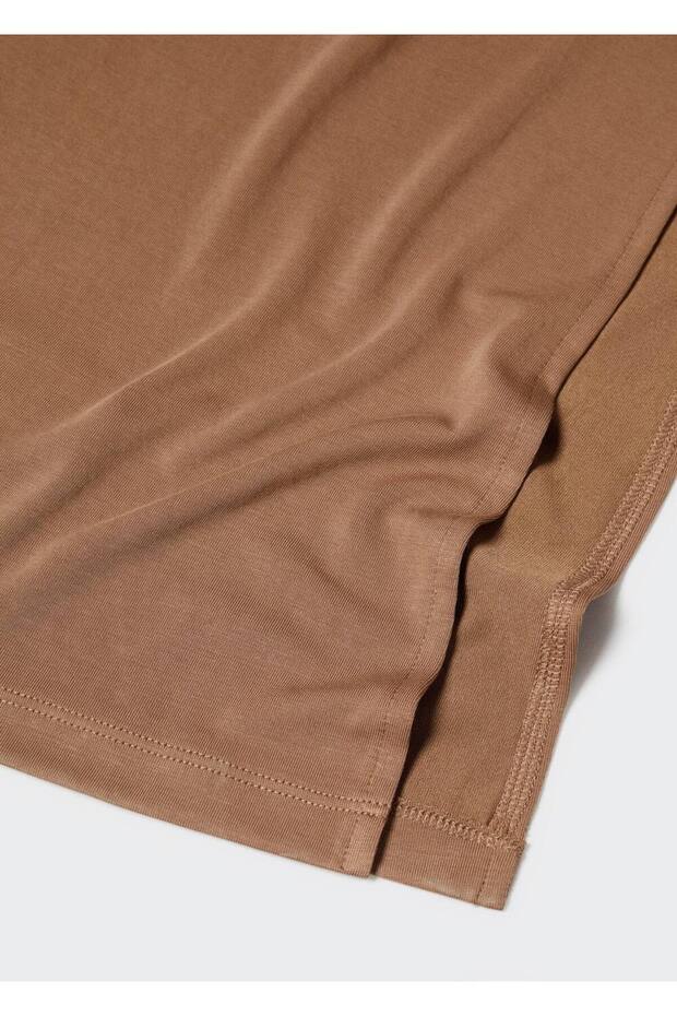 Halter Yaka Modal Elbise - 6