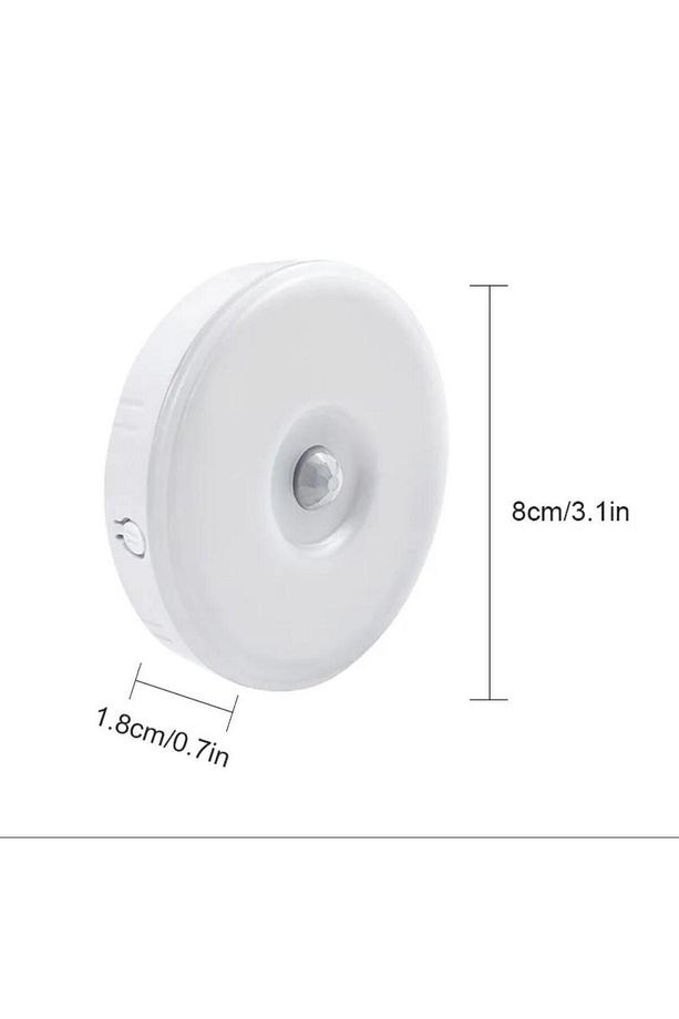 Hareket Sensörlü 2 Renk Usb Şarjlı Ampul Beyazve Gün Işığı Led Işık - 3