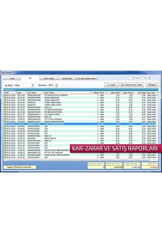 Masaüstü Barkod Okuyucu + Barkodlu Satış Programı - 4