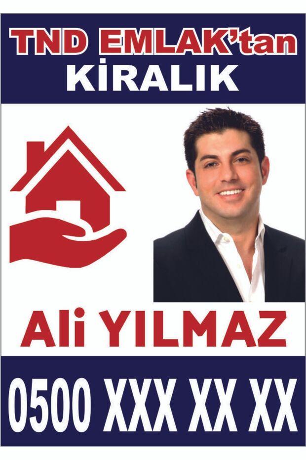 EMLAKÇI KAĞIT AFİŞ 50*70 (10 ADET) - 1