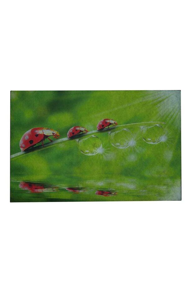 سجادة أمامية مطاطية مزدوجة الجوانب بنمط الحشرات - 3