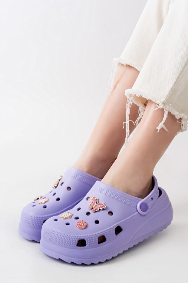 Alberta Women's Stone Lightweight Comfortable High Heel Platform Beach Pool Slippers Sandals