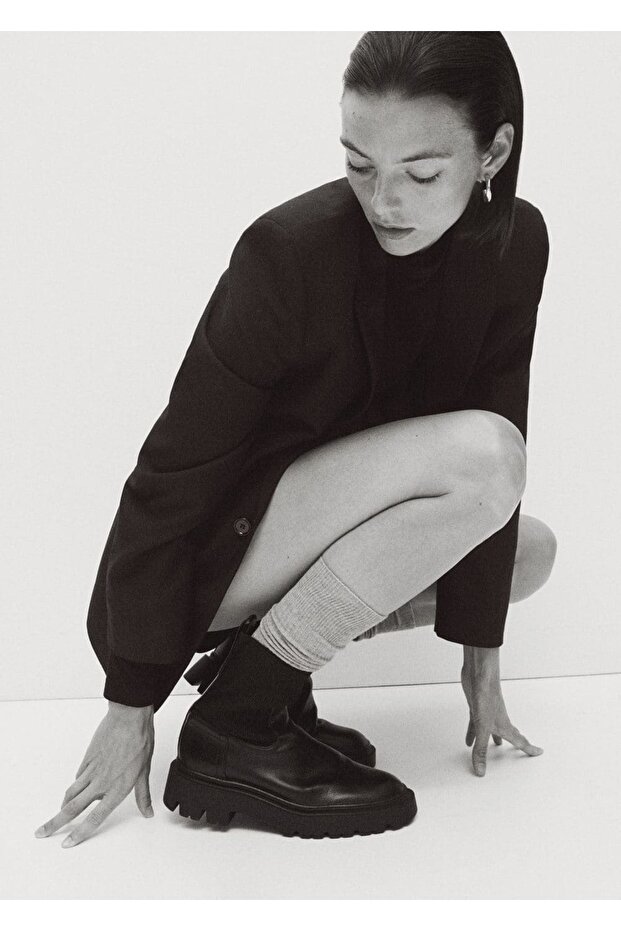 Kalın Tabanlı Çorap Bot - 4