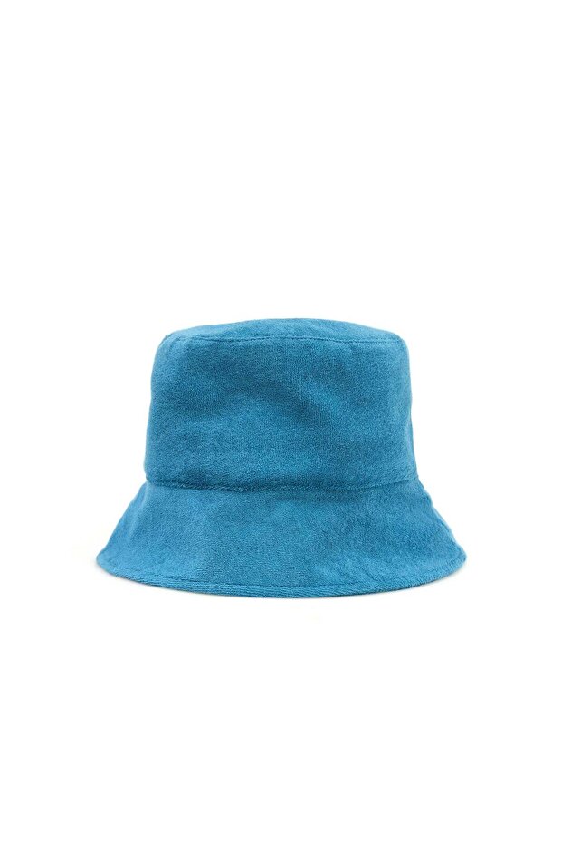 Blue Terry Cloth Bucket Hat WMTOWEL