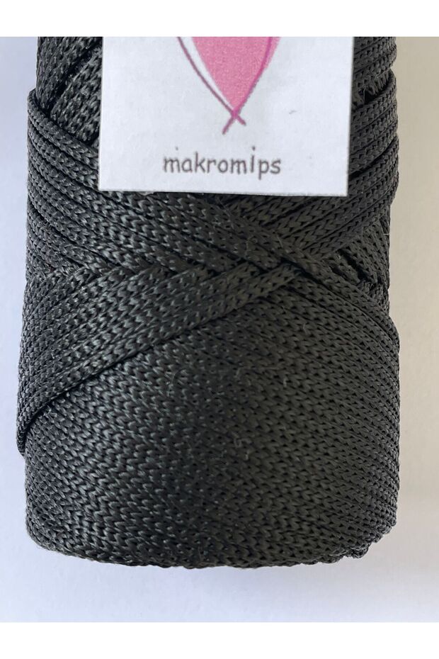 POLYESTER MAKROME İP 100 gr 1,5 mm PREMIUM 1. KALİTE SUPLA ÇANTA HOBİ  EL ÖRGÜ İPİ İP - 2