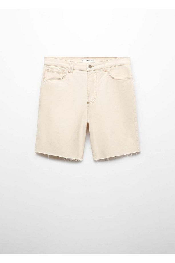 Regular Fit Jean Bermuda Şort - 3