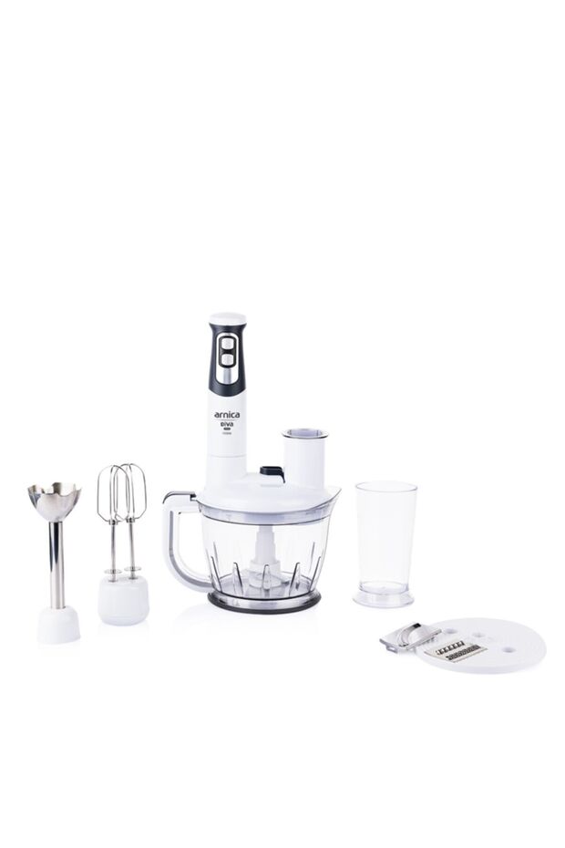 Diva Pro GH21800 Doğrayıcı Blender Seti Beyaz - 1