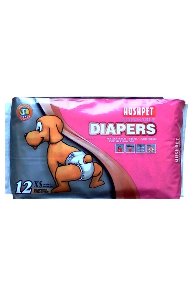 Köpek Alt Tuvalet Bezi 12 Adet Xsmall - 1