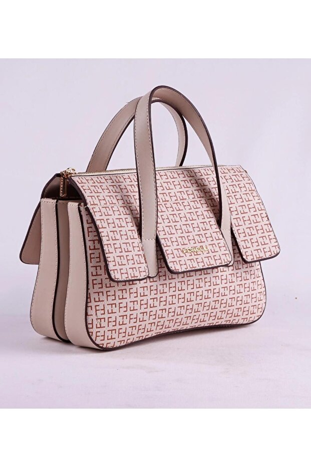 4a12 Kadın El Çantası Bej - 1