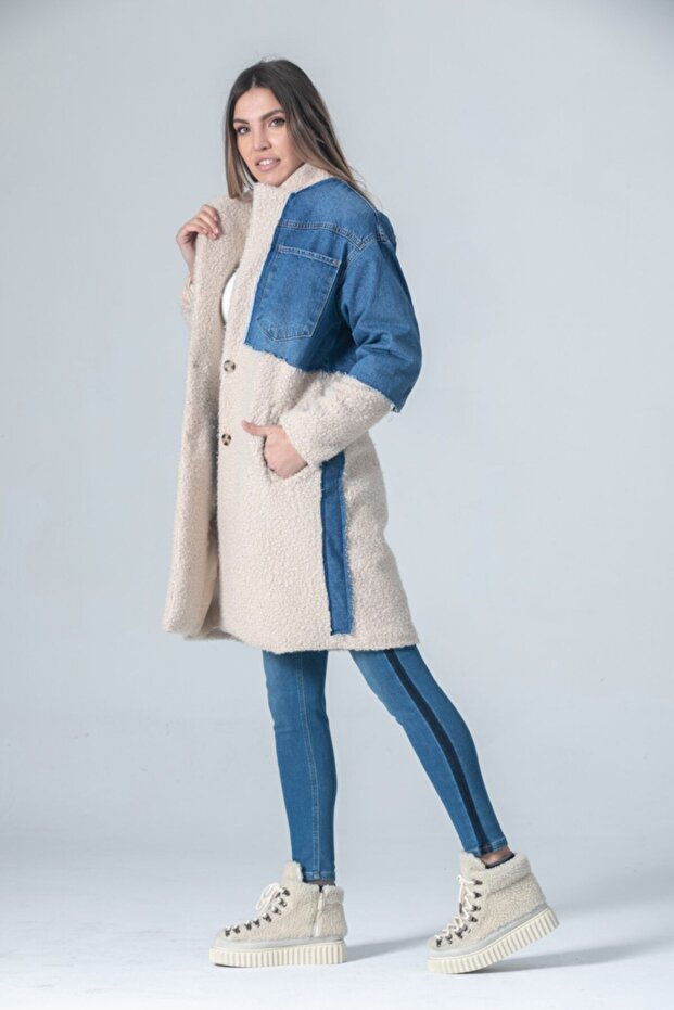 Mukluk Bot , Krem Muflon - 4