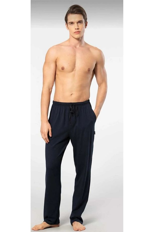 Rahat Kalıp %50 Modal %50 Pamuk Erkek Tek Alt Pijama - 1