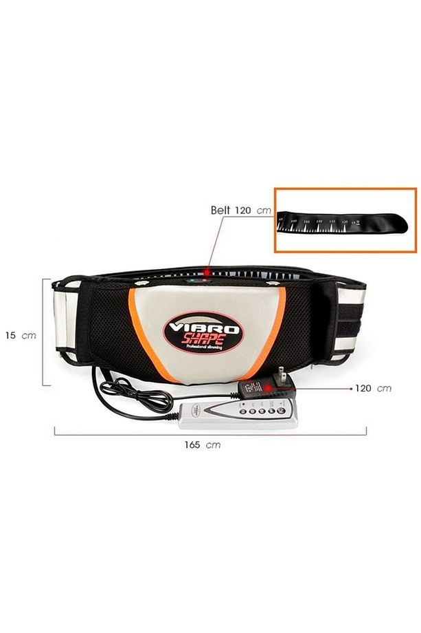 Vibro Shape Masaj Egzersiz Kemeri Titreşimli Zayıflama Yardımcı Göbek Eritme Cihazı - 4
