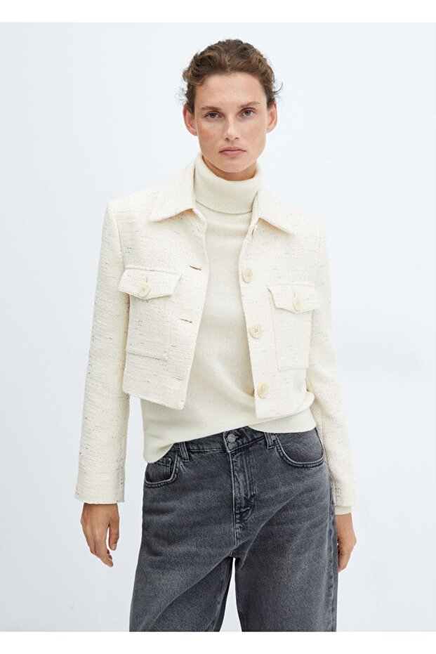 Cepli Kısa Tüvit Ceket - 1