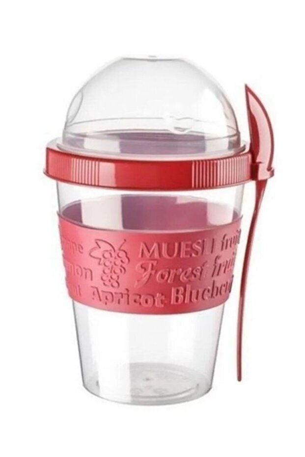 Ice Cream Container with Spoon Yogurt Container with Spoon Practical Multi-Use - 5