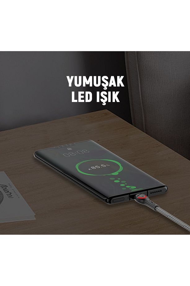 Şarj Ve Veri Aktarım Şarj Kablosu 2 Metre Ls482 Lightning - 6