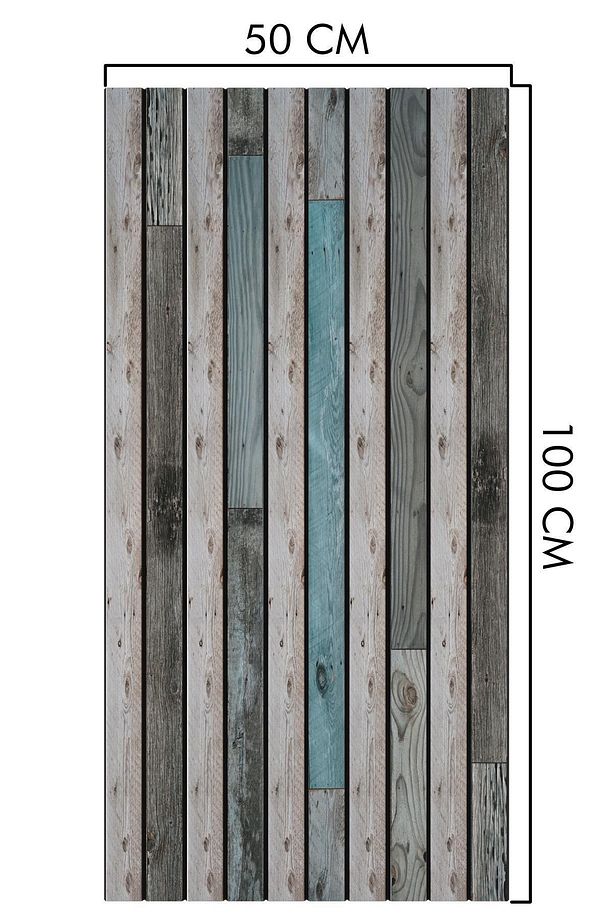 Ahşap Görünümlü Strafor Duvar Kaplama Paneli Isı ve Ses Yalıtımlı 300-108 - 50x100 - 1