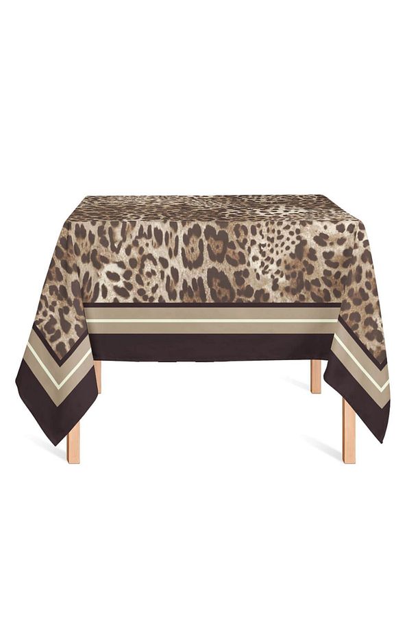 Classics Leopar Desenli Masa Örtüsü - 1