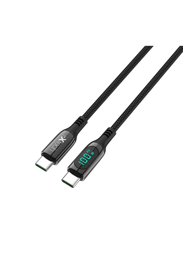Pd 100w Type-c To Type-c Şarj Kablosu – Dijital Göstergeli, Hızlı Şarj & Veri Transferi - 2