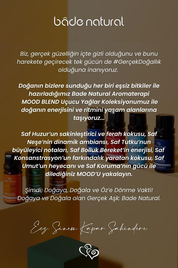 Saf Umut Aromaterapi Karışımı 10 ml - 7