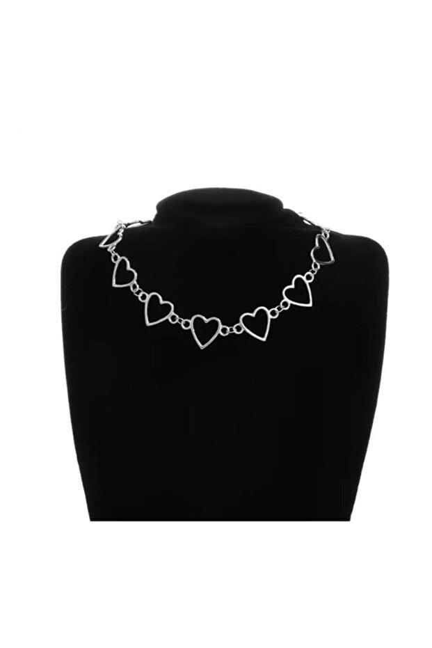 Favoriconsept - Heart Detail Chain Necklace