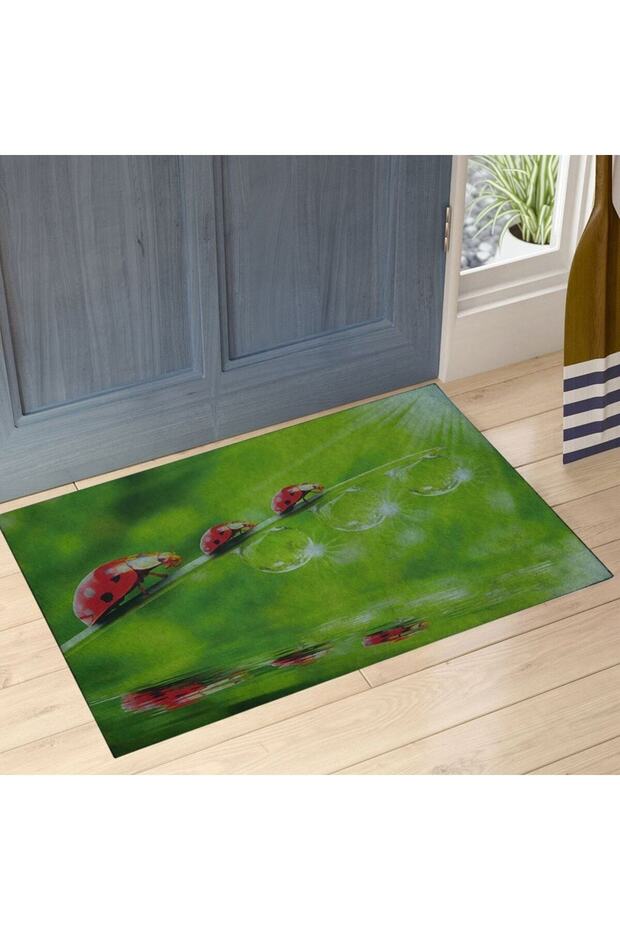 سجادة أمامية مطاطية مزدوجة الجوانب بنمط الحشرات - 1