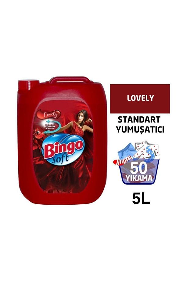 Soft Sıvı Çamaşır Yumuşatıcı Lovely Sensitive 4 Adet X 5 Lt - 4