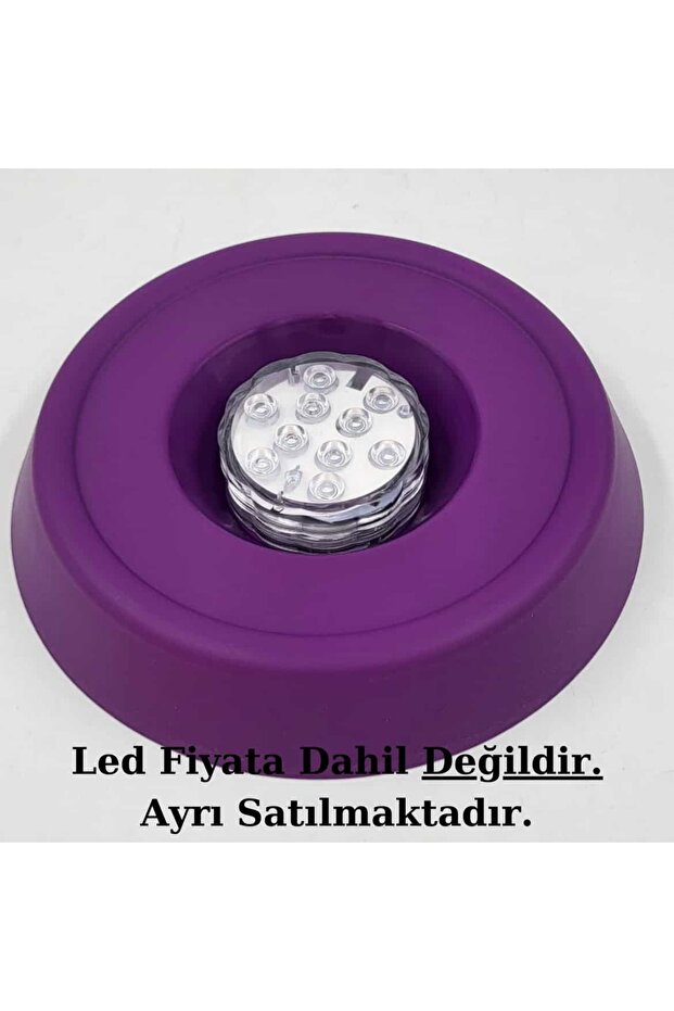 Led Tabağı - Mor - 1