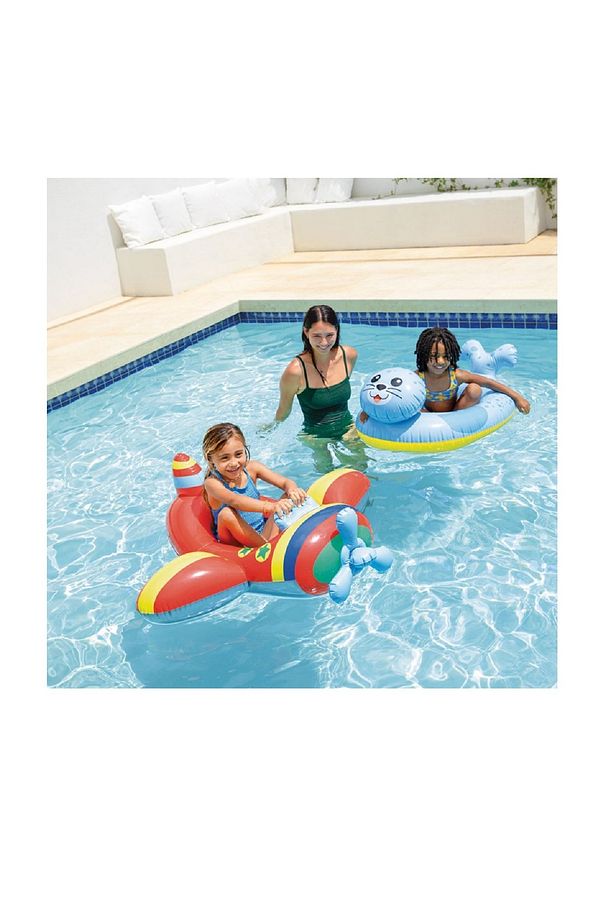 İntex 59380 Uçak Figürlü 119x114cm Şişme Havuz Deniz Botu - 4