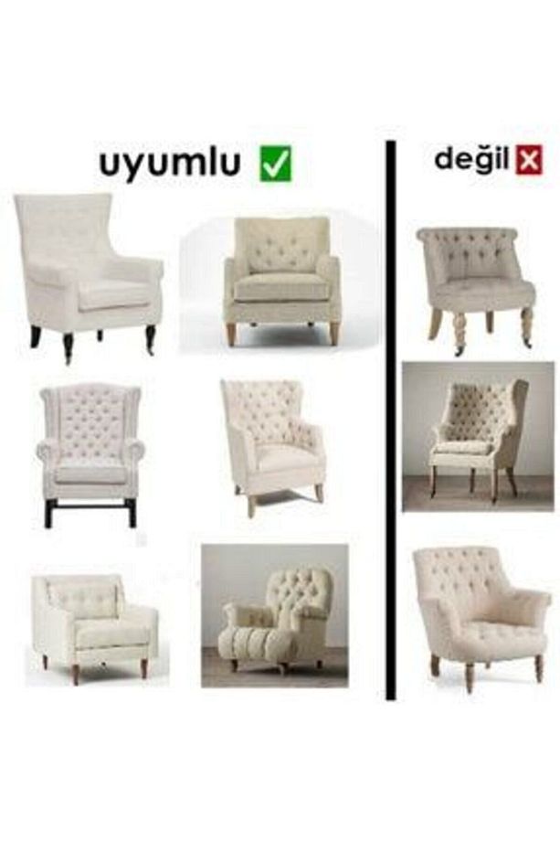 Streç Lastikli Esnek Yıkanabilir Pamuklu 3+3+1+1 Jakarlı Koltuk Örtüsü Takımı Koltuk Kılıfı - 6
