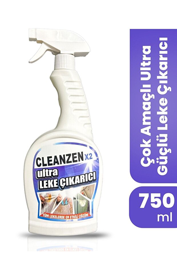 Cleanzenx2 Çok Amaçlı Güçlü Ultra Leke Çıkarıcı | Parabensiz Formül