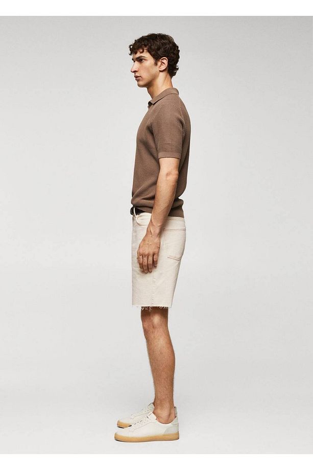 Regular Fit Jean Bermuda Şort - 8