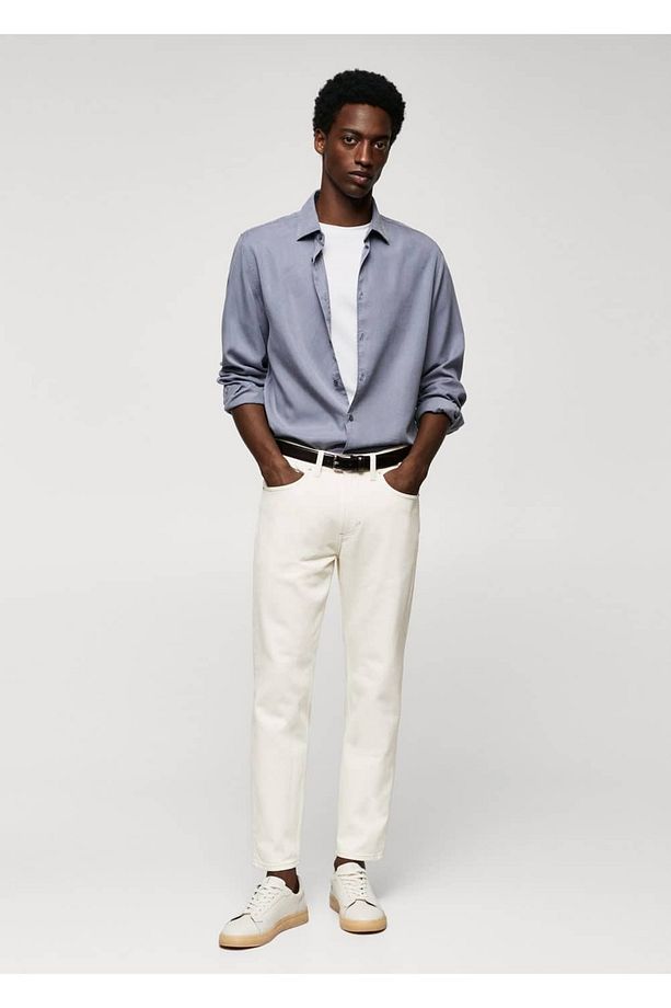 Ben model tapered cropped jean - 2