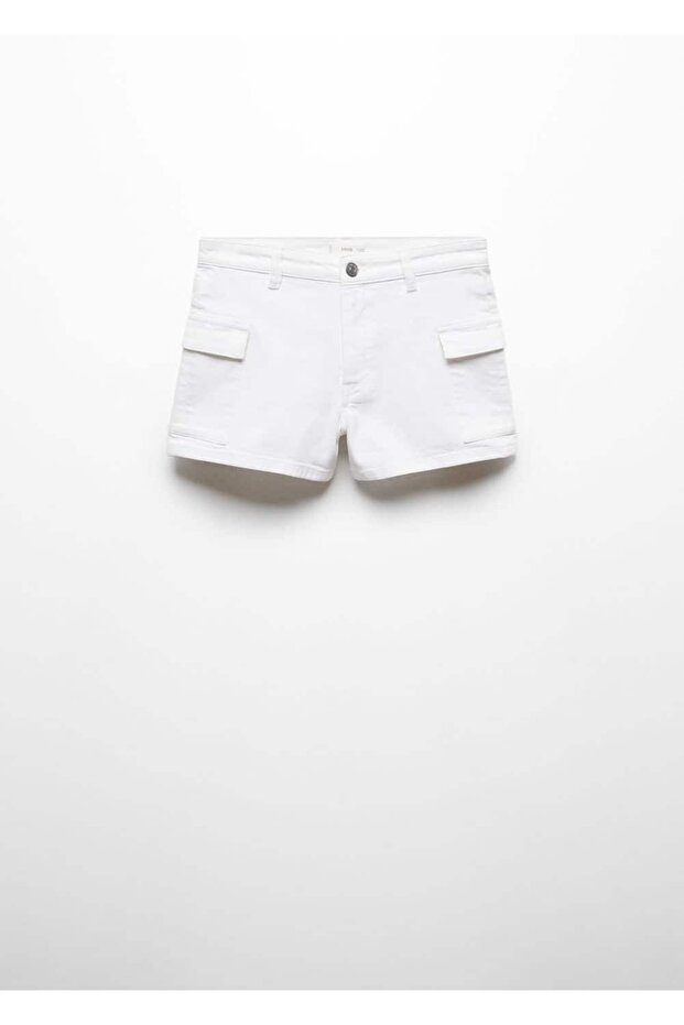 Pamuklu Kargo Şort - 3