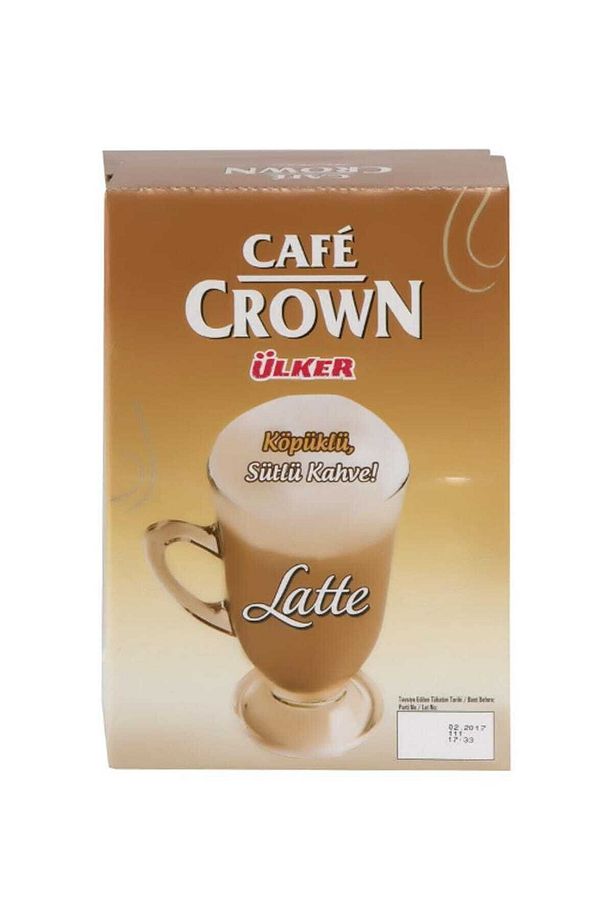 Cafe Crown Latte Köpüklü Sütlü Kahve 17 Gr - 24 Adet - 1