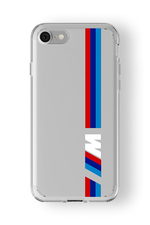 حافظة شفافة مطبوعة بتصميم Bmw متوافقة مع هاتف Iphone 7 Plus و8 Plus - 1