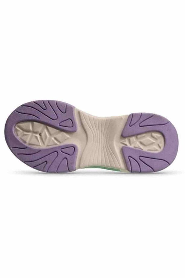 Mp 241-1673 Bej Mor Kadın Bağcıklı Yürüyüş Ayakkabısı - 3