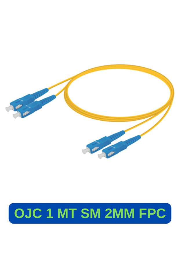 Sc-Sc Single Mode Duplex Patch Cord 2mm 1 mt
