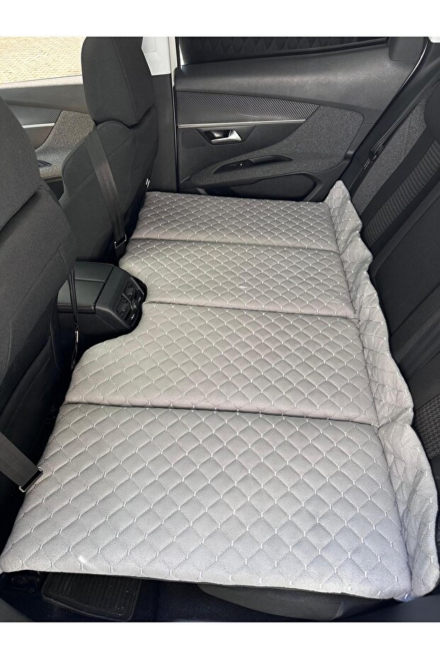 - Car Back Seat Mattress 70*130 cm - Silver Gray Thai Feather