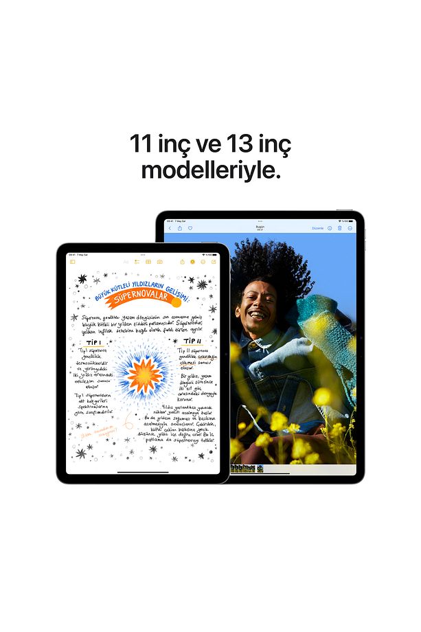 iPad Air 13"  Wi-Fi + Cellular 128GB - Mavi MV6R3TU/A - 5