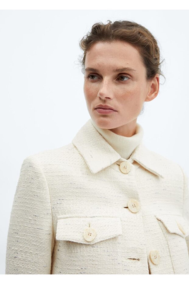 Cepli Kısa Tüvit Ceket - 8