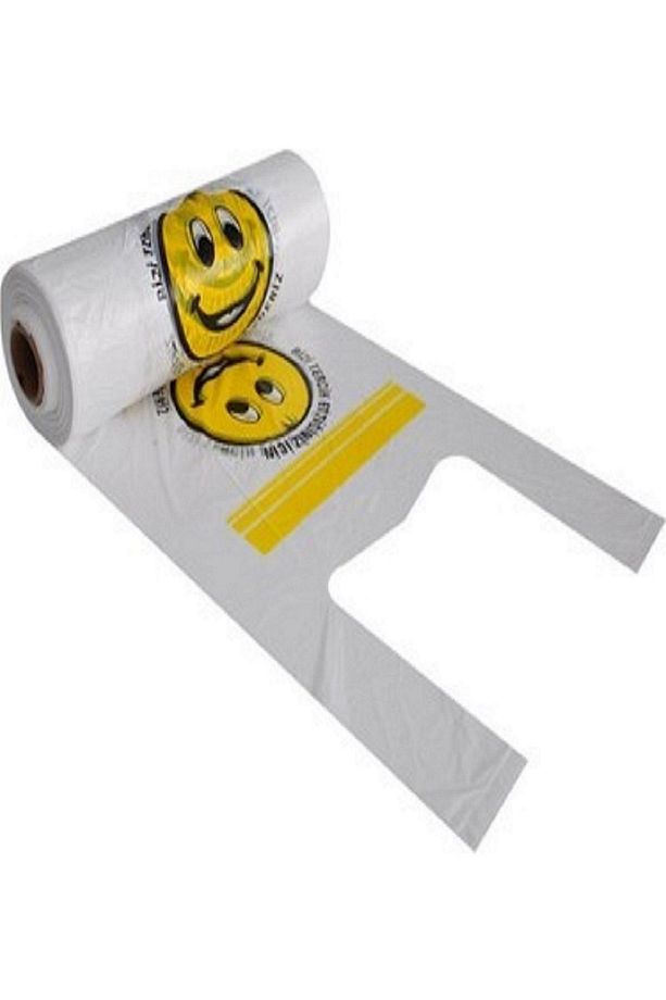 Ayliz Plast&ambalaj 10 Adet (1 KOLİ) Orta Boy Gülenyüz Manav Poşeti Hışır Atlet Poşet Rulo Mat Poşet - 1