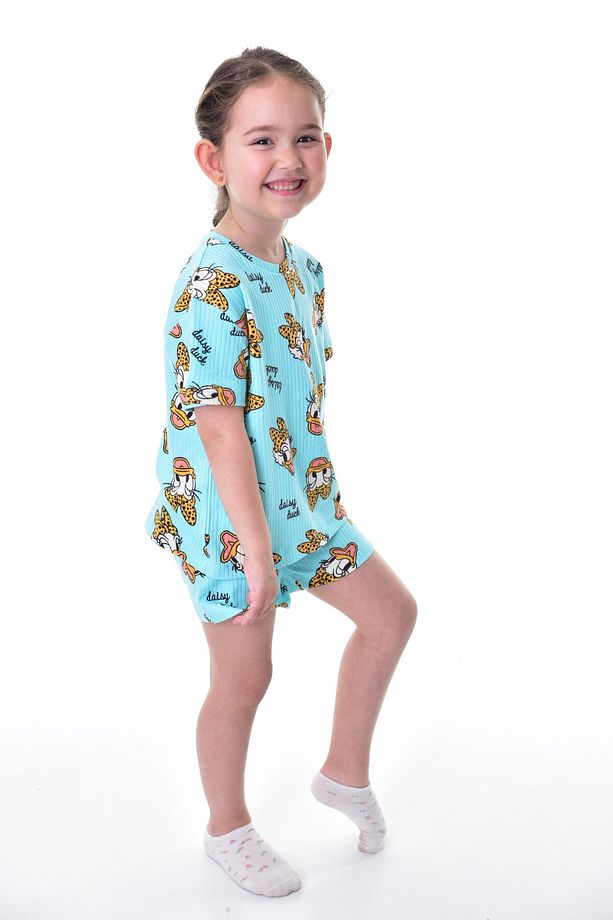 Kız Çocuk Yazlık Pijama Takımı - 1