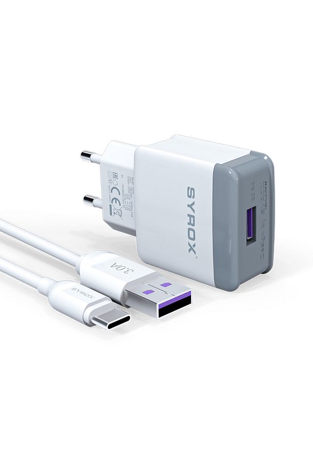 Type-c Quick Charging Set / 3.0 A Hızlı Şarj Cihazı / Hızlı Şarj Adaptörü Q32 3 Amper Hızlı Şarj - 1