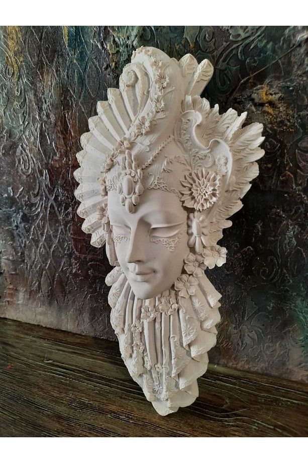 Polyester Maske 30x20cm | Boyanabilir Polyester Mask | Ham Polyester Maske - 2