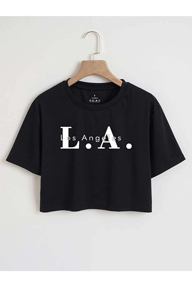 Printed Crop Tshirt