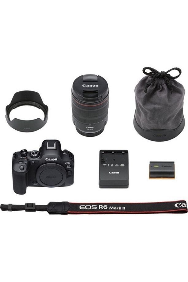 EOS R6 Mark II + RF 24-105mm F/4 L IS USM Lensli Kit - 5
