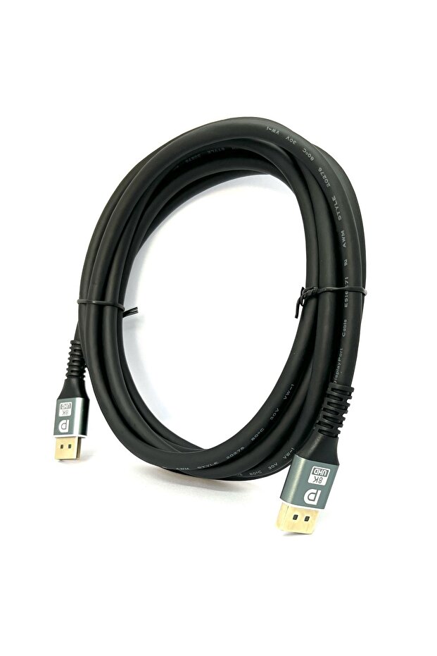 3 Metre 8k Displayport Kablo 1.4v 8k@60hz Display Port To Display Port Cable 4k144hz/2k165hz/ 240hz - 3